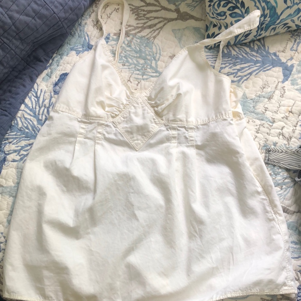 off-white j crew top
